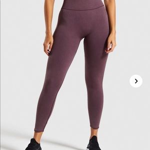 Gymshark Studio Leggings Berry Red